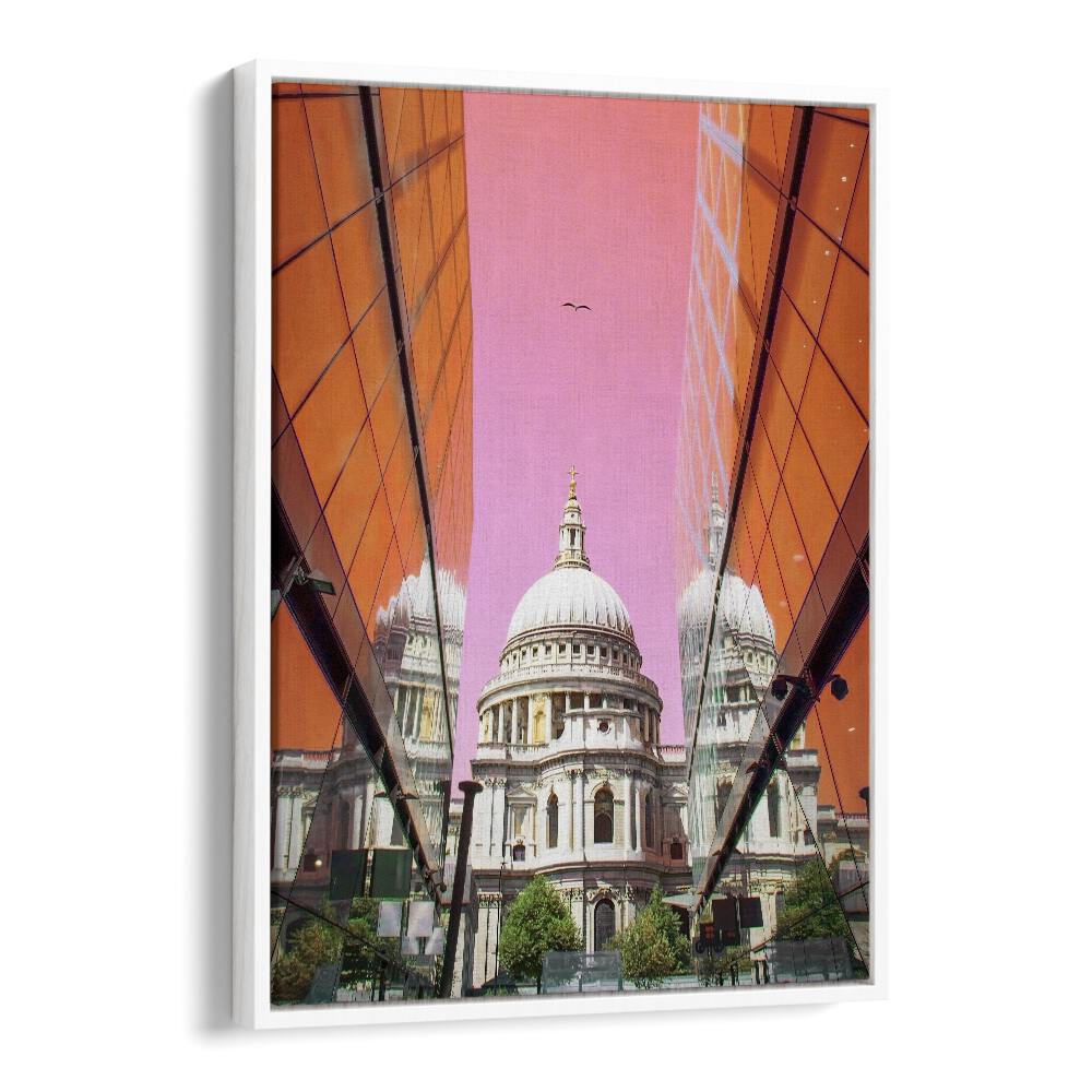 ST PAULS VIEW BY GABOR ESTEFAN, STREET PHOTOGRAPHY ART PRINTS