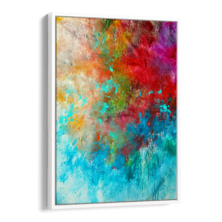 Vibrant ABSTRACT DESIGN IX, a stunning abstract painting, transforms your space with creativity and sophistication.