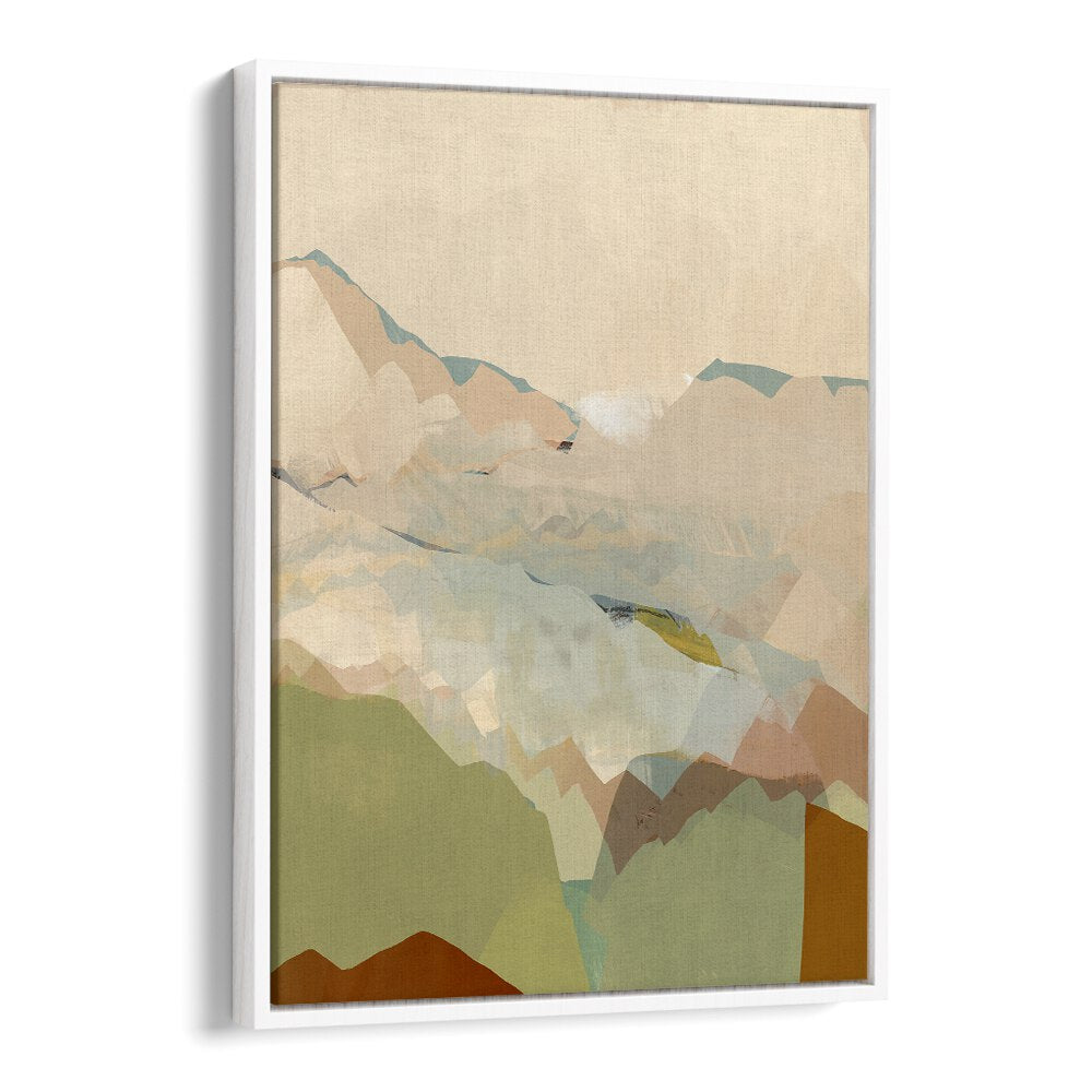 Stunning PEACHY MOUNTAIN RANGE I, LANDSCAPE PAINTINGS, showcasing vibrant colors that enhance any living space.