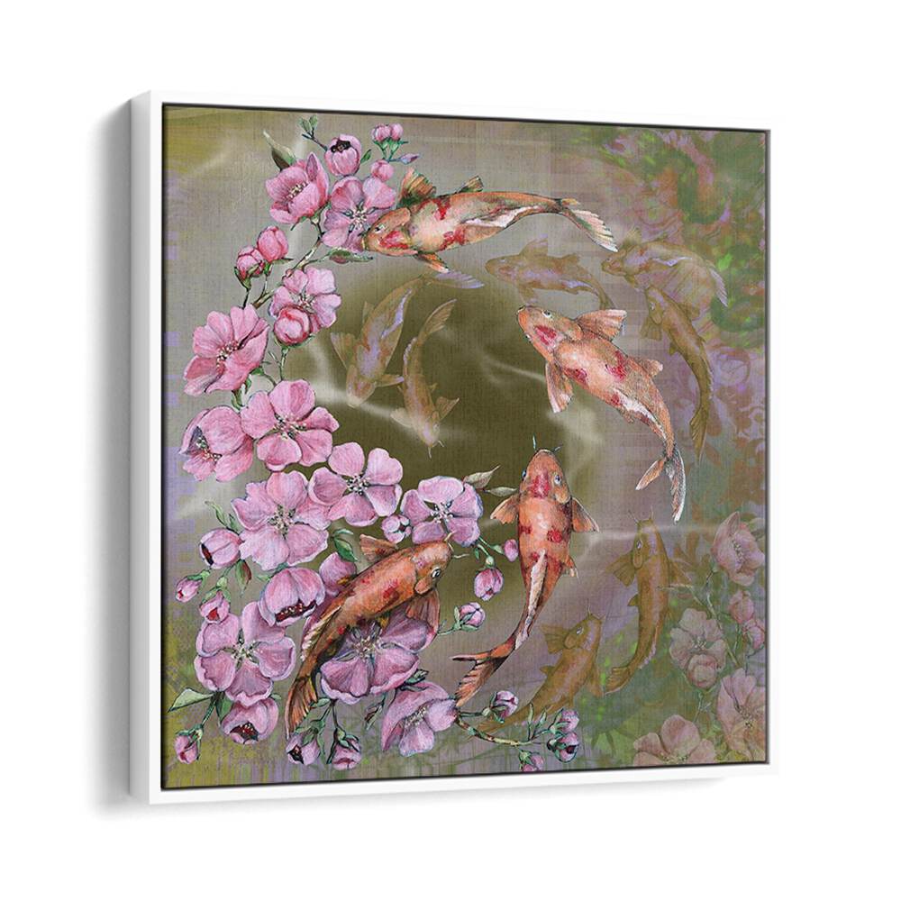 KOI DANCE , JAPANESE PAINTINGS