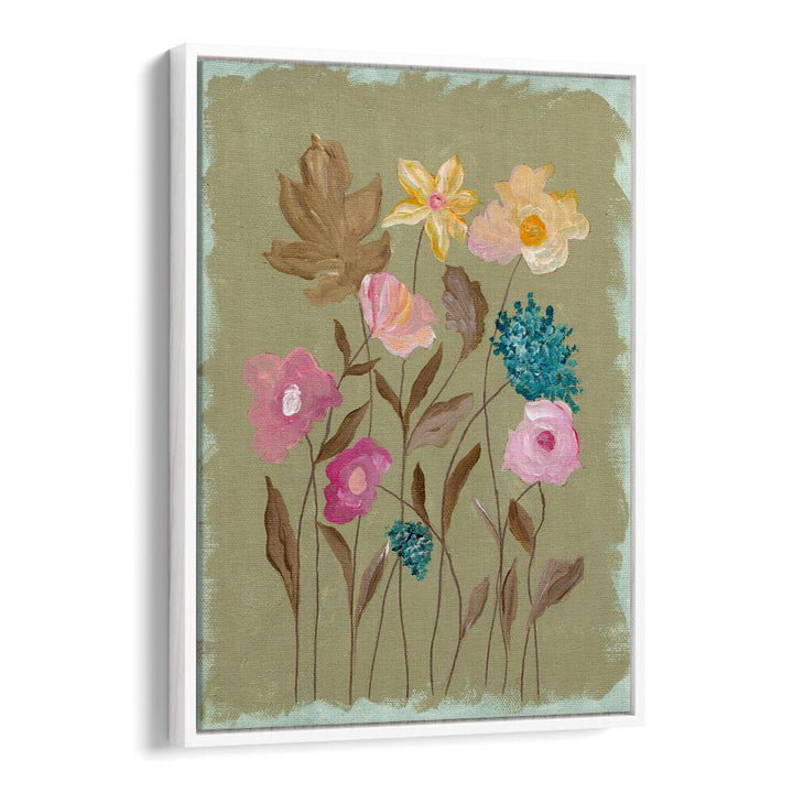 BLUSH IN BLOOM II , FLORAL FLOWER PAINTINGS
