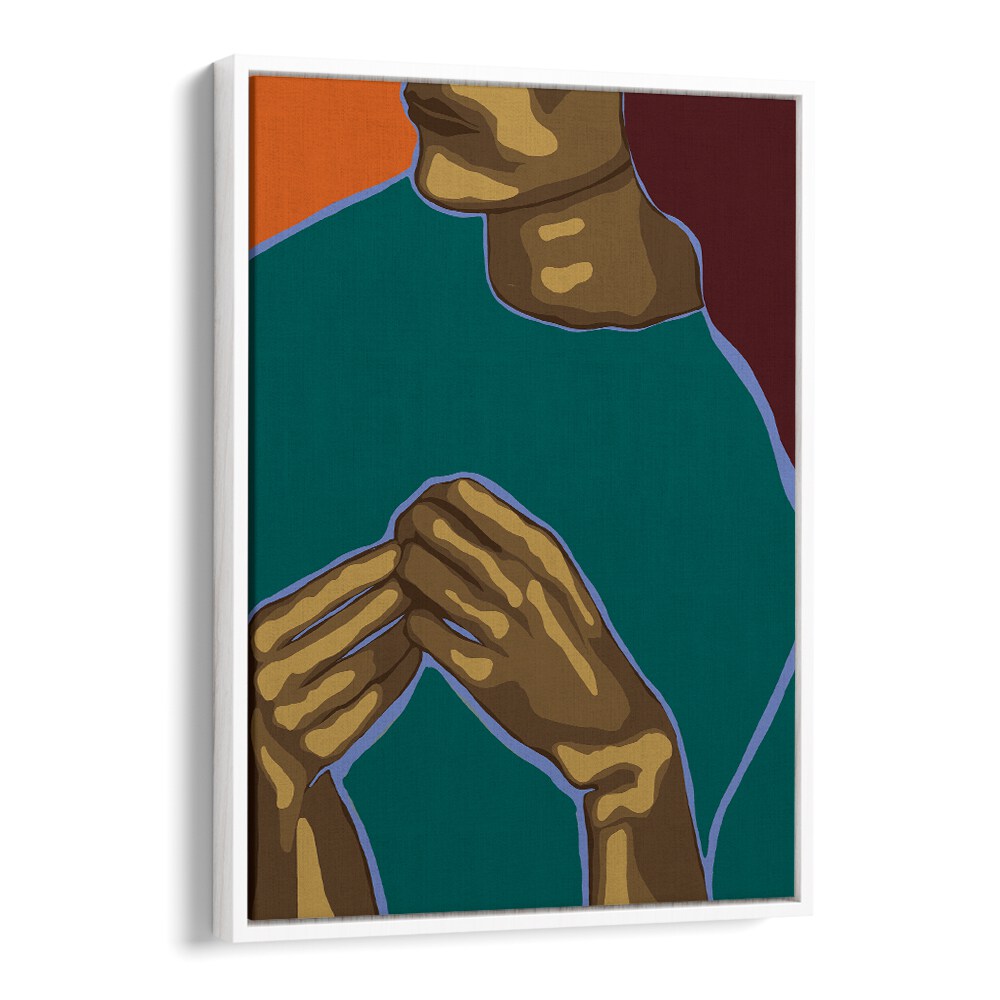 Vibrant UNCRAZY, PORTRAITS artwork showcasing expressive hands, perfect for adding character to any space.