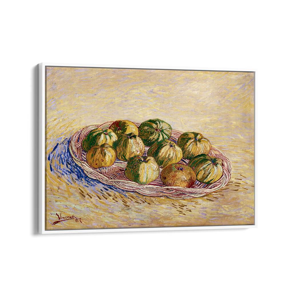 VINCENT VAN GOGH'S STILL LIFE, BASKET OF APPLES (1887) , VINTAGE PAINTINGS