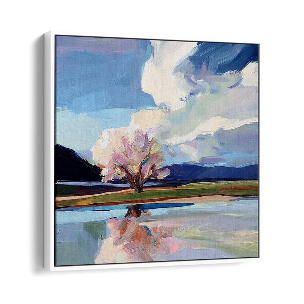 Serene landscape featuring the TREE BY THE BEACH, perfect for enhancing your coastal home decor.