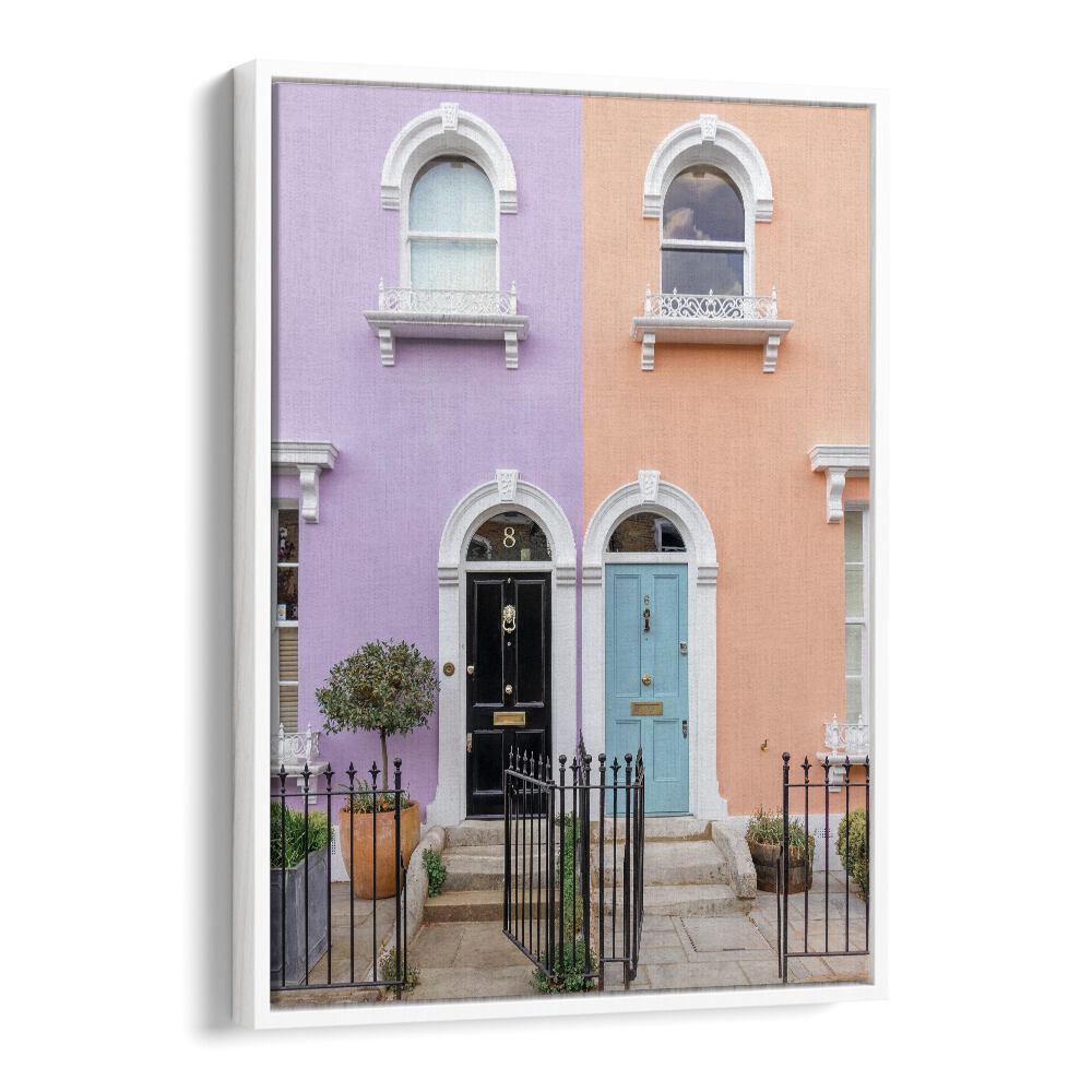 TWIN DOORS OF LONDON BY GABOR ESTEFAN, STREET PHOTOGRAPHY ART PRINTS