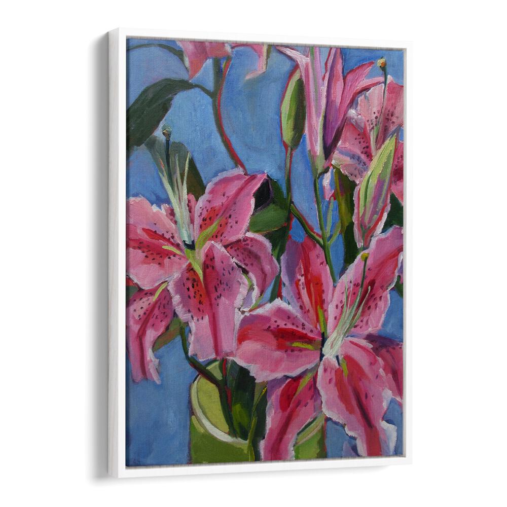 LILIES , FLORAL FLOWER PAINTINGS