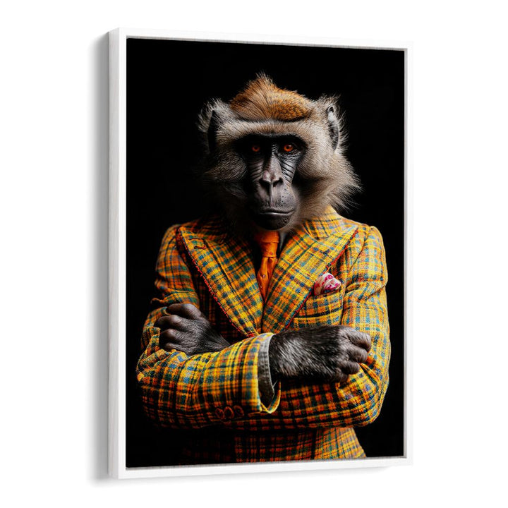WILD SUITS - BABOON MONKEY , ANIMAL PAINTINGS