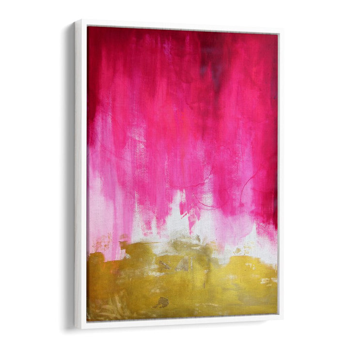 PINK AND GOLD ABSTRACT , ABSTRACT PAINTINGS