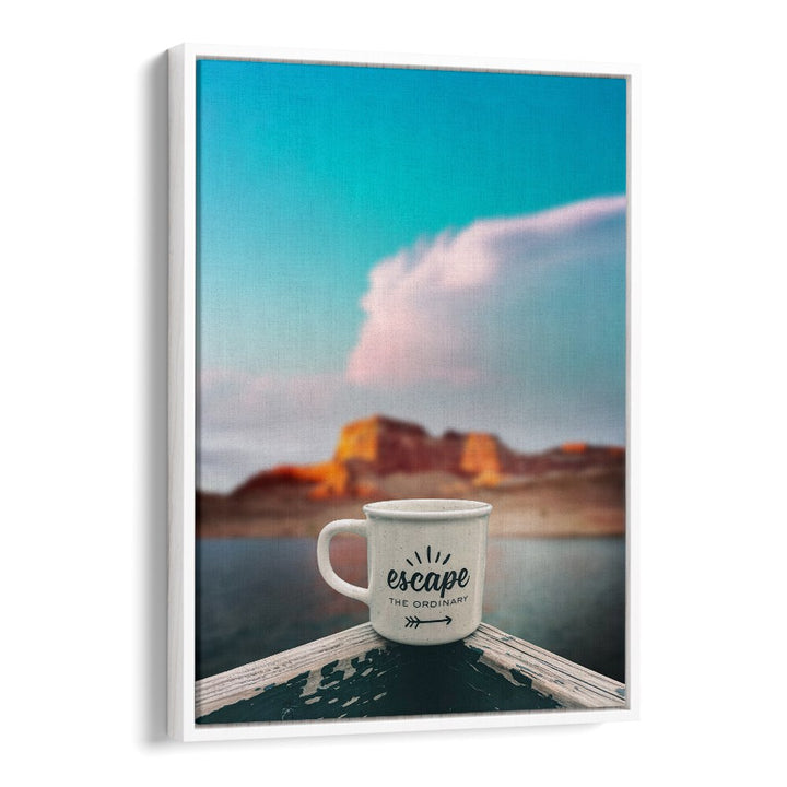 Escape the ordinary with a coffee mug showcasing the ESCAPE USA TRAVEL, QUOTES design, perfect for adventure lovers.
