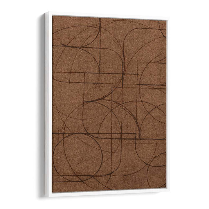 Stunning CURVED, ABSTRACT PAINTINGS in earthy tones, perfect for transforming any modern space with elegance.