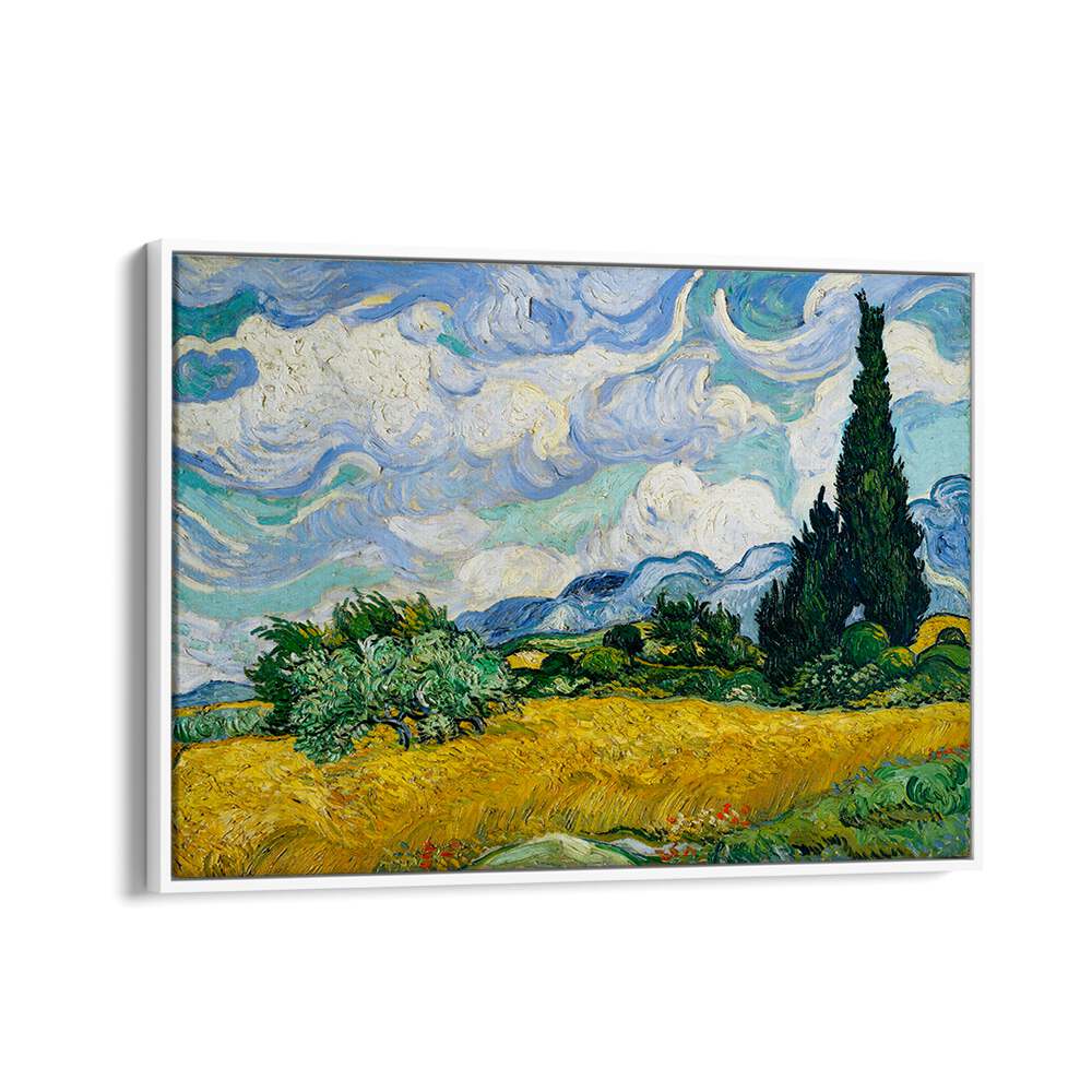 VINCENT VAN GOGH'S WHEAT FIELD WITH CYPRESSES (1889),  VINTAGE PAINTINGS