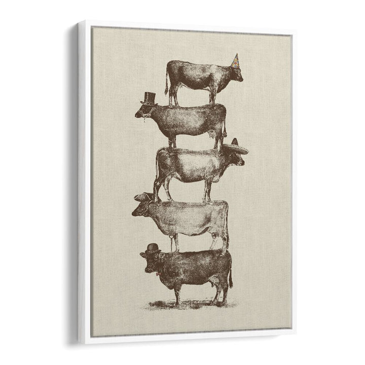 COW COW NUT BY FLORENT BODART, WILDLIFE ART PRINTS