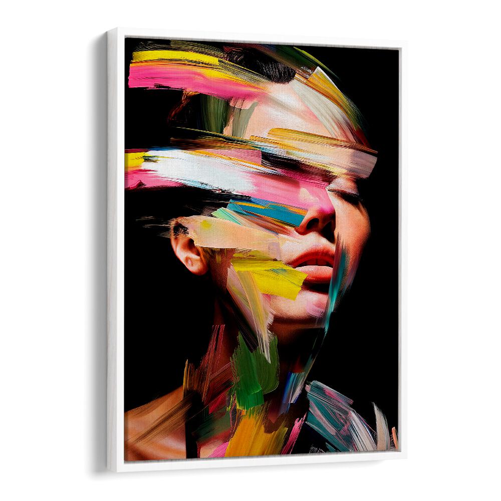 FACELESS VIII , ABSTRACT PAINTINGS