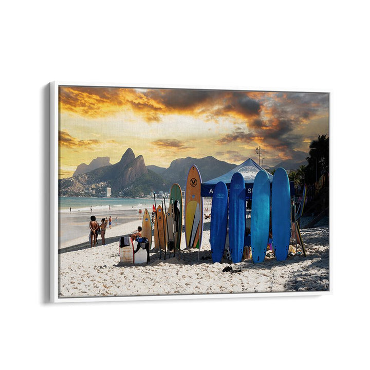 RIO DE JANEIRO SUNSET SURF BEACH   , BEACH PAINTINGS