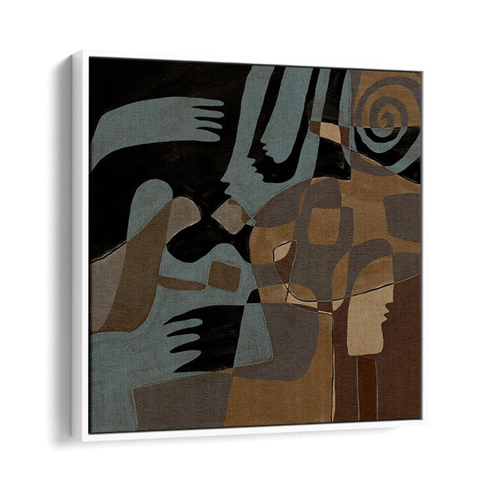 ESSENCE IV, ABSTRACT PAINTINGS showcases a striking blend of colors and shapes, perfect for modern décor.