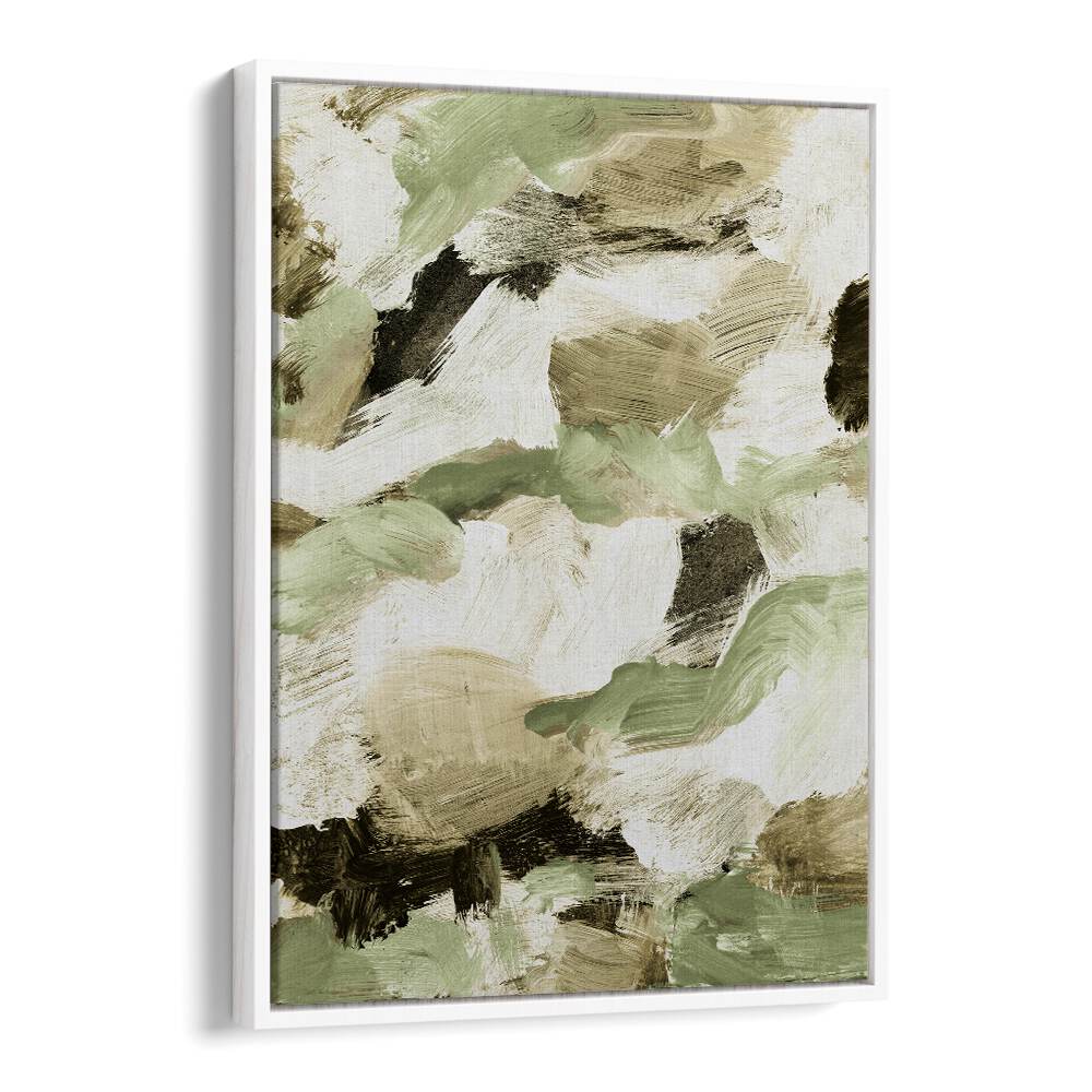 Abstract Painting VI Green features soothing green hues, perfect for enhancing your space with calming abstract art.