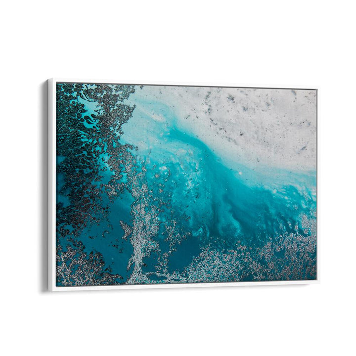 Vibrant TURQUOISE WATERS, ABSTRACT PAINTINGS bring serenity and color to modern homes or offices. Perfect for any space.