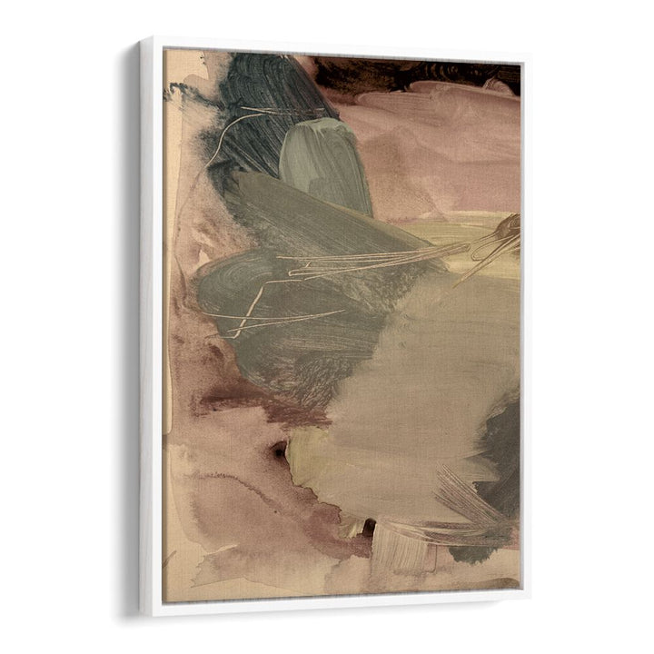 Abstract artwork "ETHERAL BRUSH STROKES II, ABSTRACT PAINTINGS" featuring soft hues and dynamic textures.