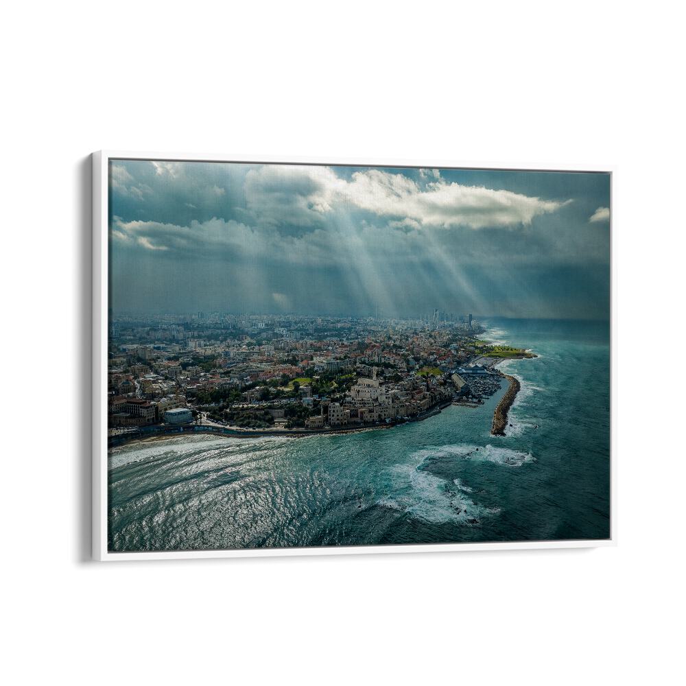 PHOTOGRAPHY painting - JAFFA PORT AERIAL VIEW BY IDO MEIROVICH by Asianmonk