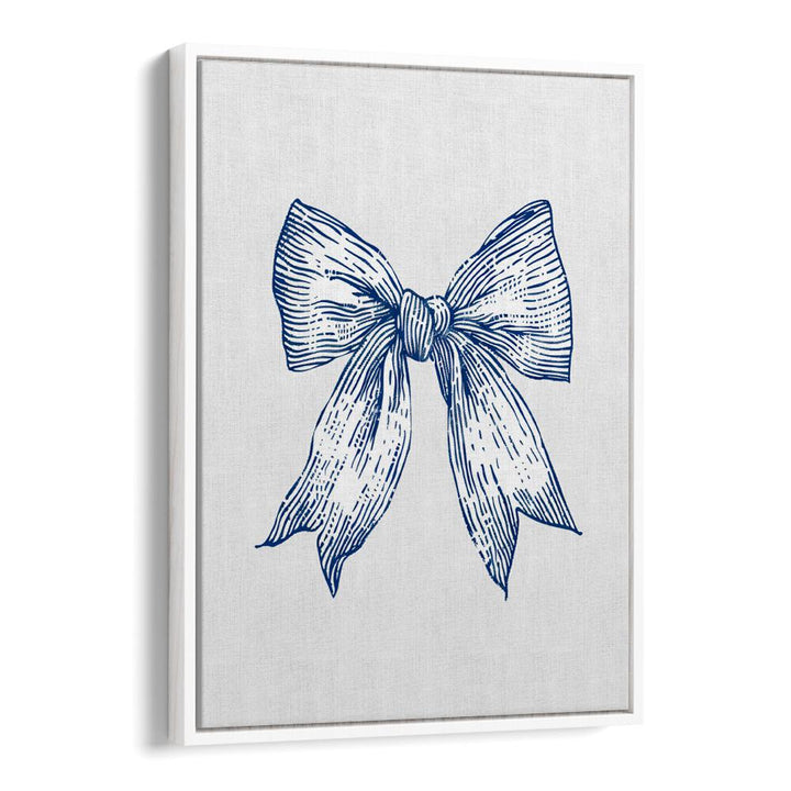 DARK BLUE COASTAL STRIPED BOW