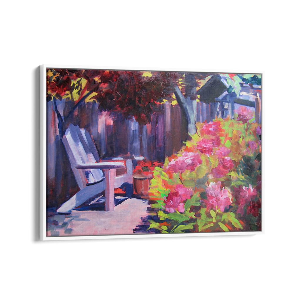 BACKYARD , LANDSCAPE PAINTINGS
