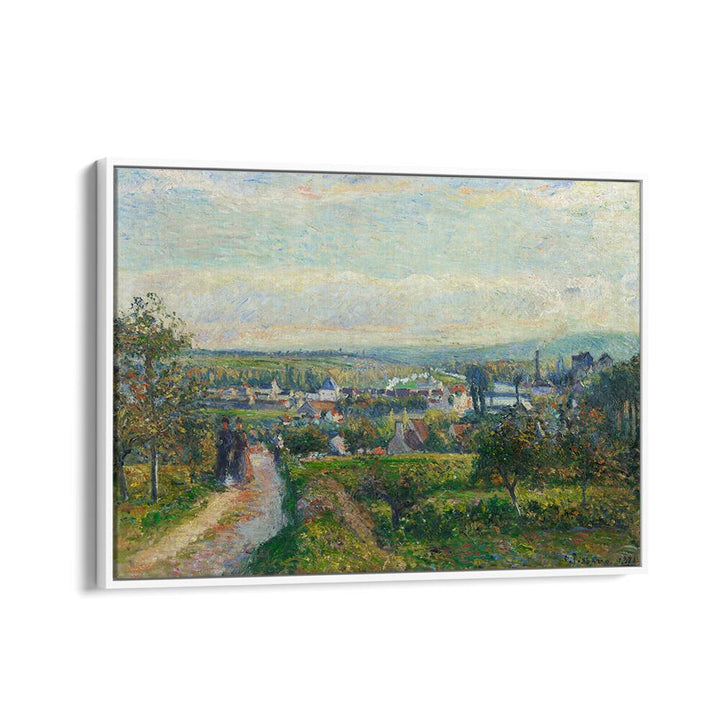 VIEW OF SAINT-OUEN-L’AUMÔNE (CA. 1876) , VINTAGE PAINTINGS