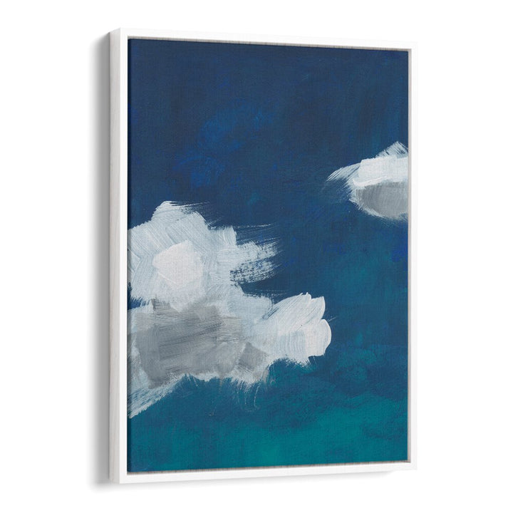 MYSTIC INDIGO CLOUDS IV , ABSTRACT ART , ABSTRACT PAINTINGS