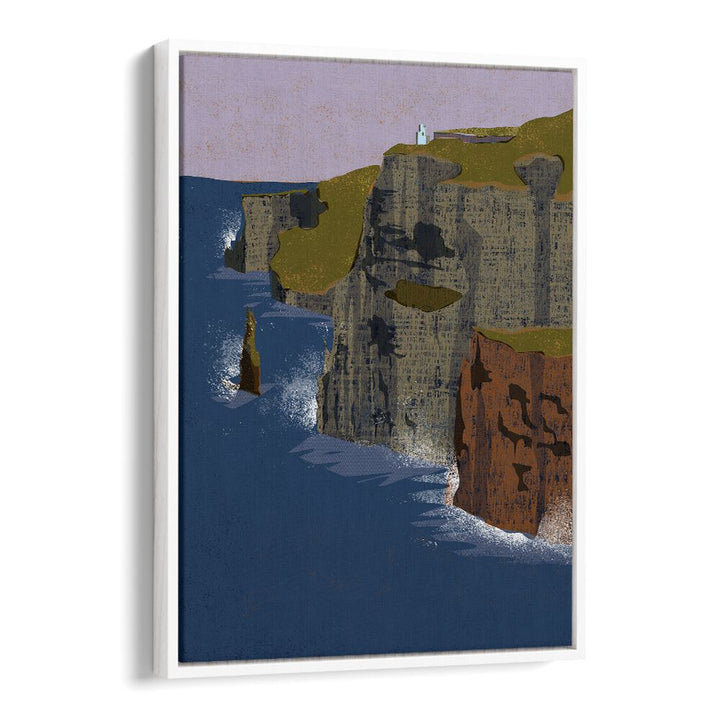 Stunning CLIFFS OF MOHER, BEACH PAINTINGS showcasing dramatic cliffs and serene ocean views, perfect for home decor.