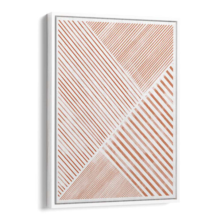 Stylish PEACHY LINE ART II, GEOMETRIC ART PRINTS showcasing modern design for elegant home decor enhancement.