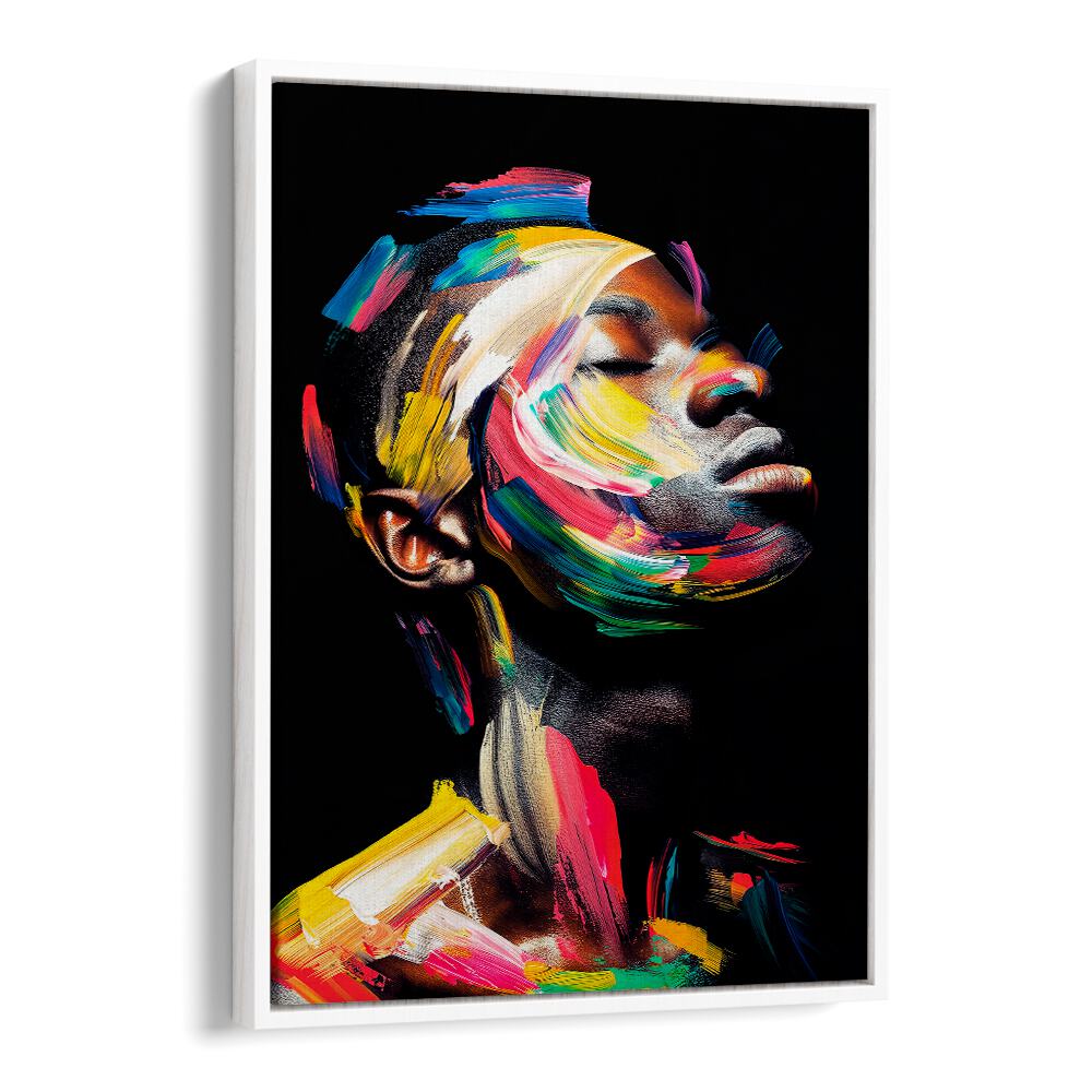 Vibrant FACELESS X, ABSTRACT PAINTINGS by Philippe HUGONNARD, showcasing bold colors and unique artistic expression.