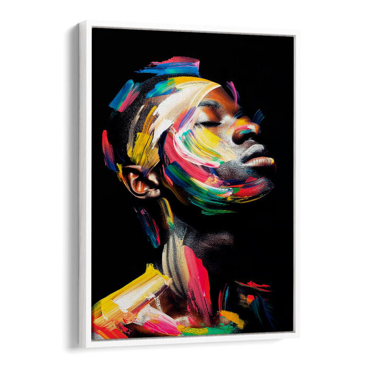 Vibrant FACELESS X, ABSTRACT PAINTINGS by Philippe HUGONNARD, showcasing bold colors and unique artistic expression.