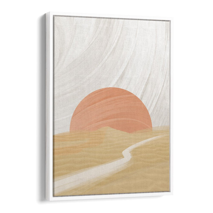 Elegant SARAH, LANDSCAPE PAINTINGS featuring a serene sunset over rolling hills, perfect for enhancing any space.