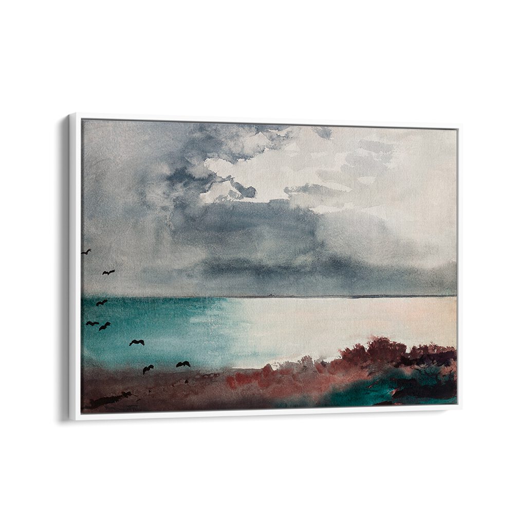 BREAKING STORM, COAST OF MAINE (1894)  ,VINTAGE PAINTINGS
