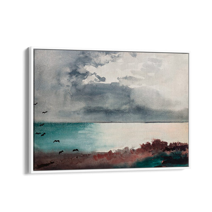 BREAKING STORM, COAST OF MAINE (1894)  ,VINTAGE PAINTINGS