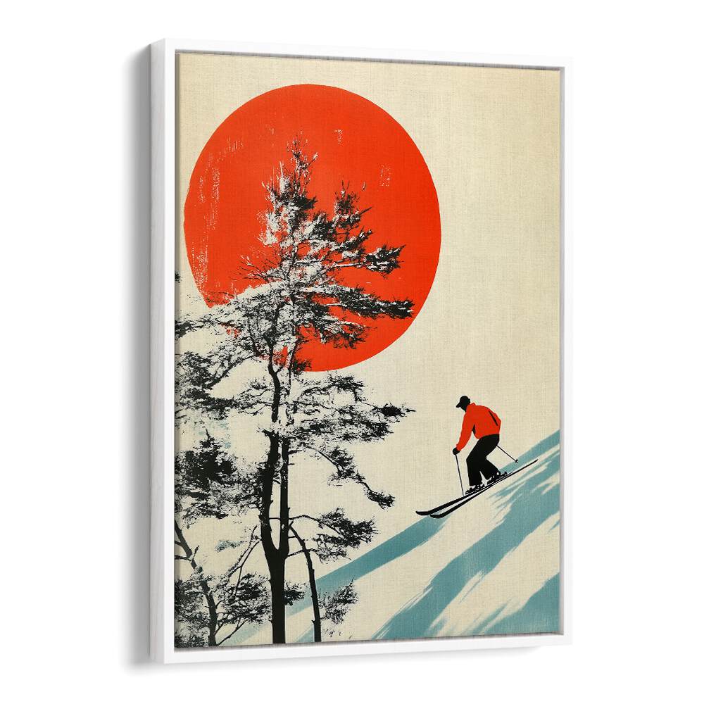 SKIING IN JAPAN , JAPANESE PAINTINGS