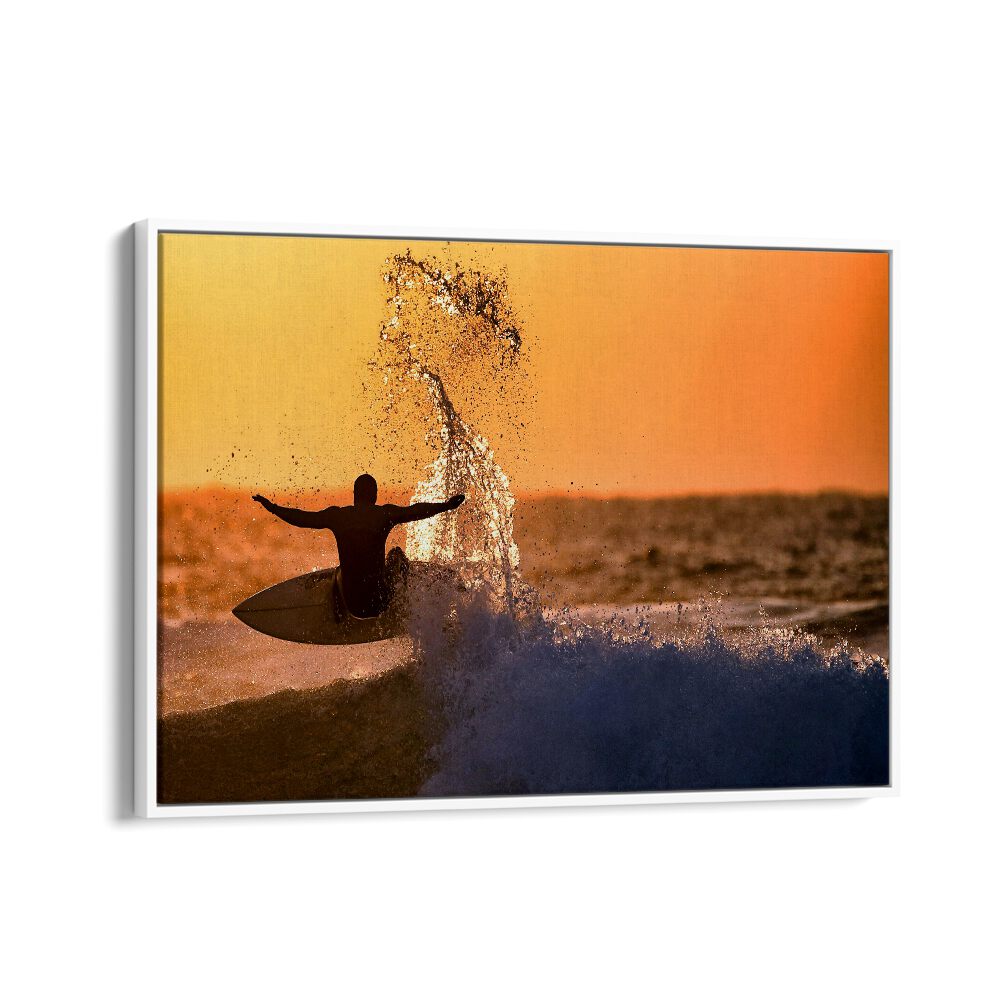 ABSTRACT painting - SUNSET SURFER II by Asianmonk