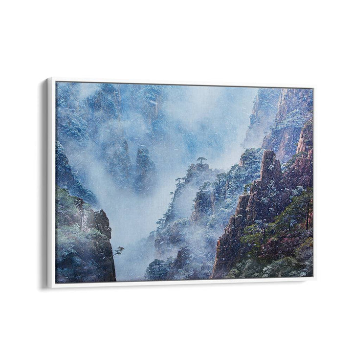 Stunning MOUNT HALLELUJAH ROY, PHOTOGRAPHY PRINTS showcasing misty mountains and lush greenery for your decor.