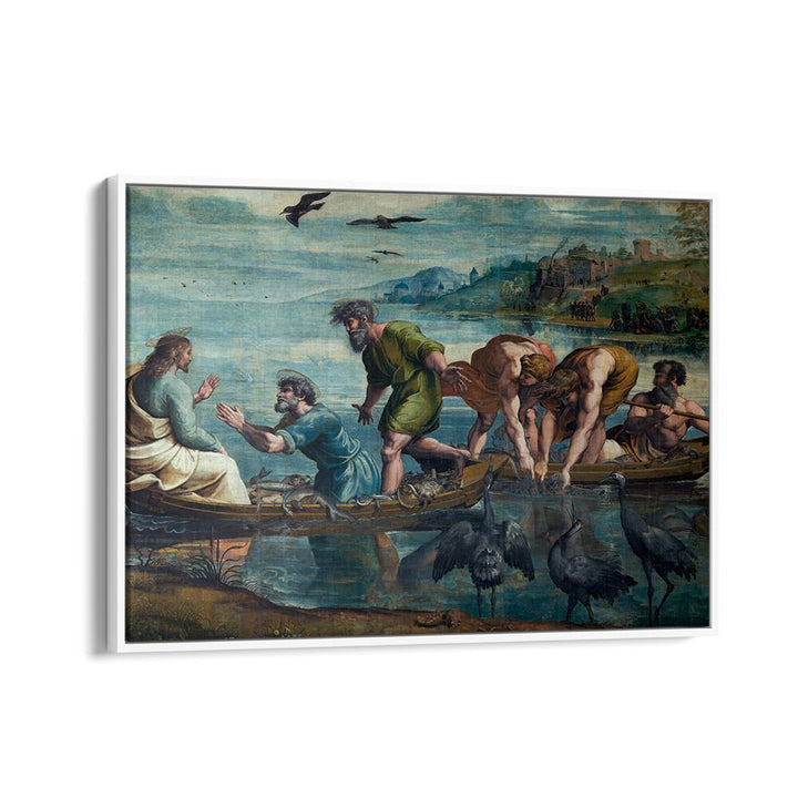 THE MIRACULOUS DRAFT OF FISHES (1515–1516) BY RAPHAEL RAFFAELLO , VINTAGE PAINTINGS