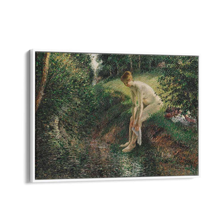 BATHER IN THE WOODS (1895)  , VINTAGE PAINTINGS