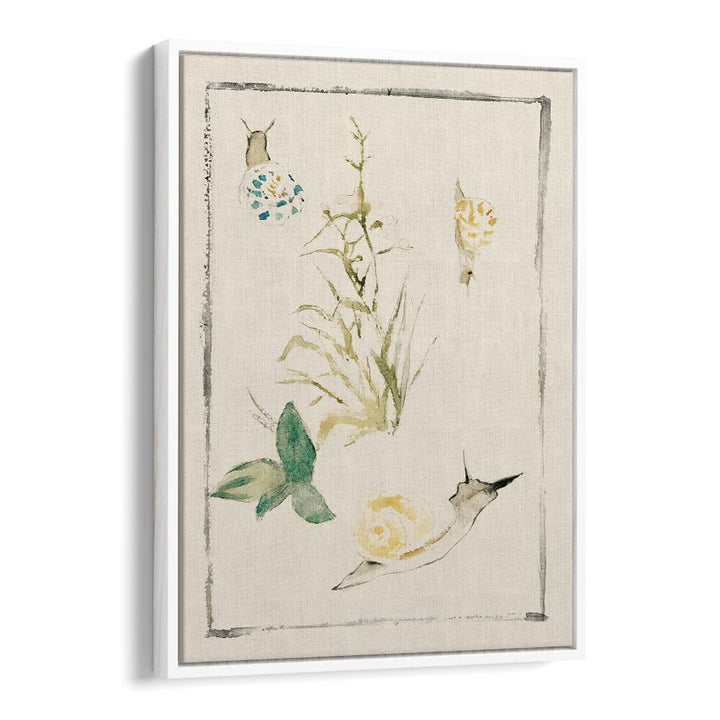 SKETCHES OF SNAILS, FLOWERING PLANT (1864–1868) BY EDOUARD MANET , VINTAGE PAINTINGS