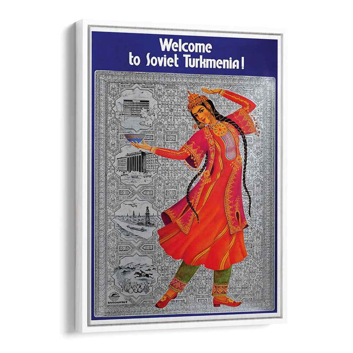 TURKMENIA , VINTAGE TRAVEL POSTERS