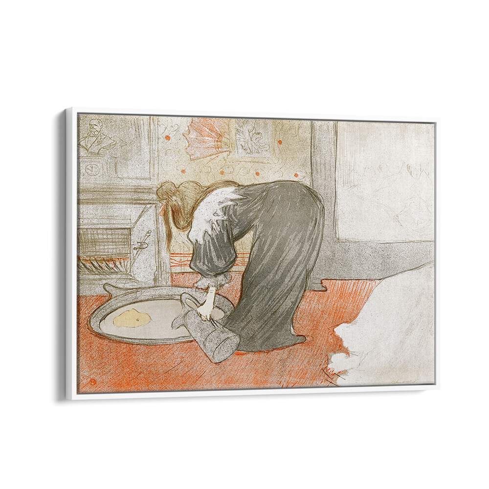 FEMME AU TUB (1896)  , VINTAGE PAINTINGS