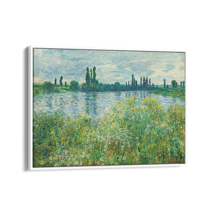 BANKS OF THE SEINE, VÉTHEUIL (1880) , VINTAGE PAINTINGS