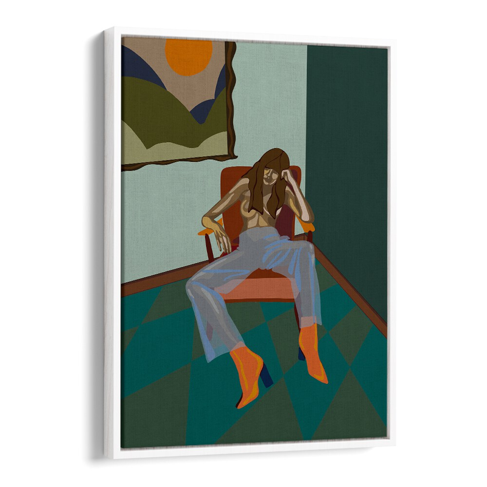 Stylish artwork from the HESTER II, PORTRAITS collection, showcasing emotion and artistry in a vibrant setting.