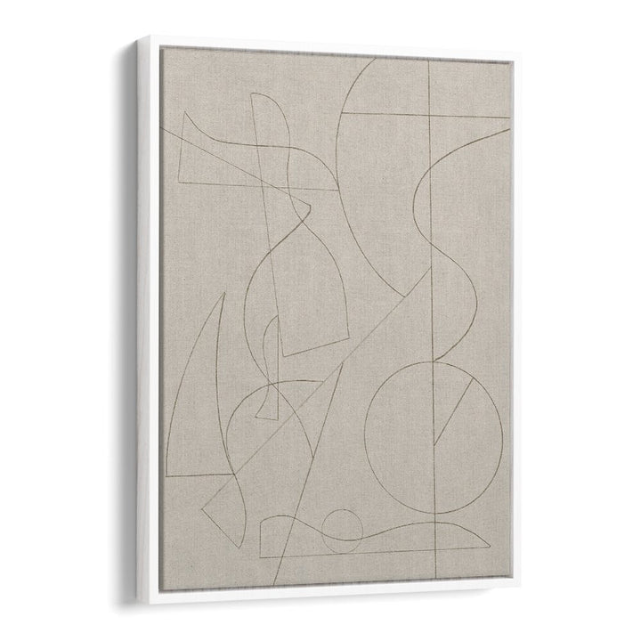 FOUNDED, ABSTRACT PAINTINGS feature intricate lines and shapes, perfect for enhancing contemporary living spaces.