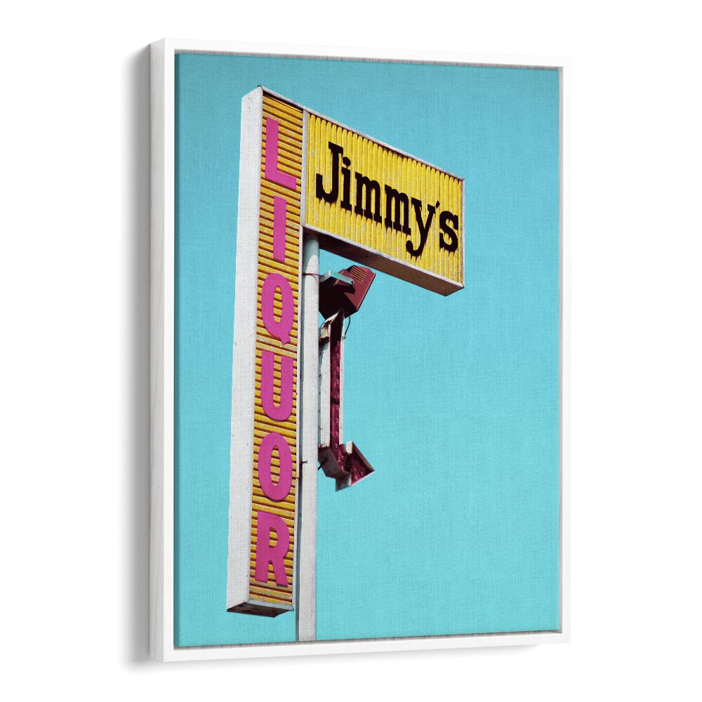 surreal painting - JIMMY'S LIQUOR SIGN by Asianmonk