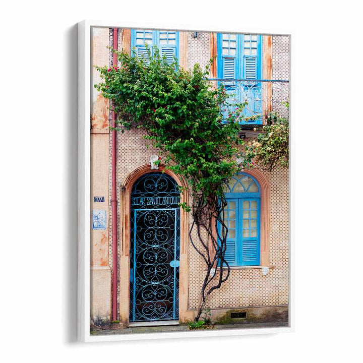COLONIAL FACADE IN SALVADOR DE BAHIA   , BEACH PAINTINGS