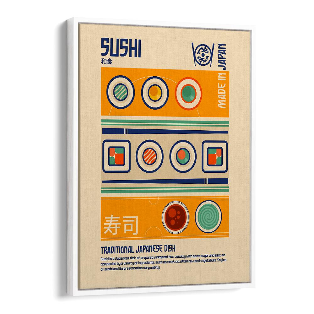 SUSHI, BAR & CAFE ART showcases vibrant, artistic interpretations of sushi, enhancing your dining ambiance.