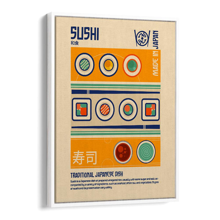 SUSHI, BAR & CAFE ART showcases vibrant, artistic interpretations of sushi, enhancing your dining ambiance.