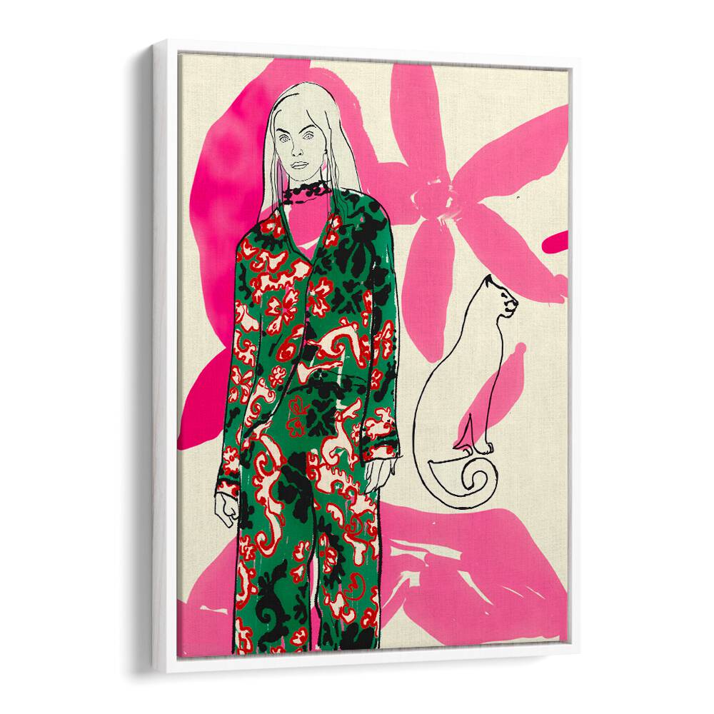 Vibrant artwork featuring fashion illustration from CATWALK NO III, PORTRAITS & FIGURATIVE ILLUSTRATIONS collection.